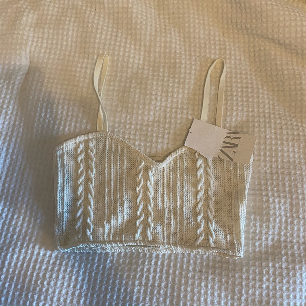 Zara cropped tank